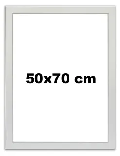 50x70 beyaz çerçeve